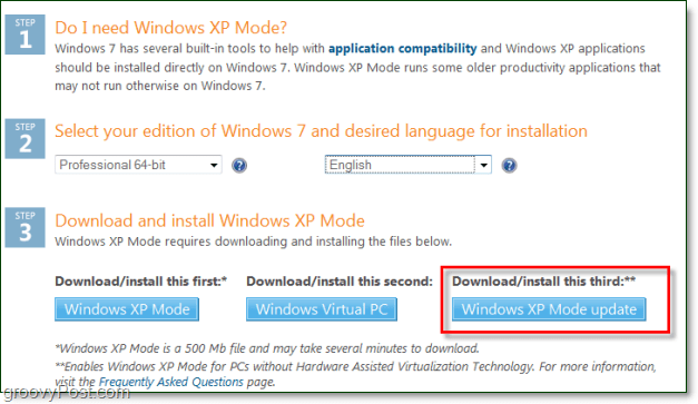 Execute o Windows 7 XP Mode sem virtualização de hardware