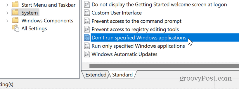 desativar o PowerShell no Windows 11