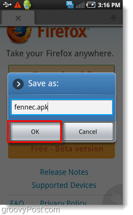 fennec.apk firefox beta 4 instalador do android