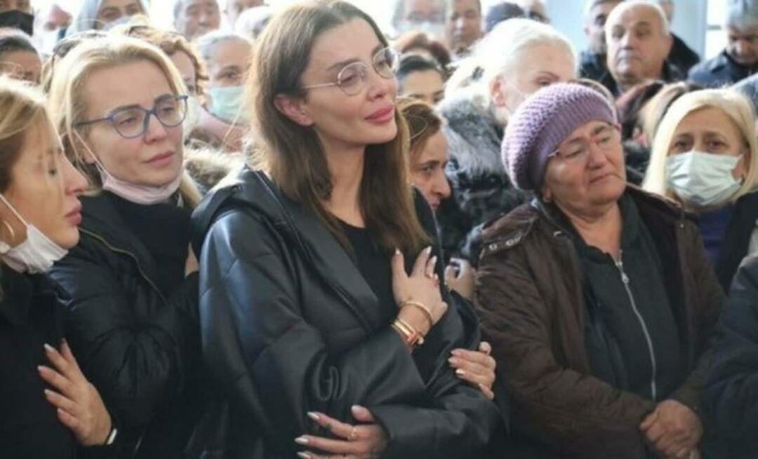 Reação "sem escrúpulos" de Özge Ulusoy! Sobre sua aparição no funeral de seu pai...