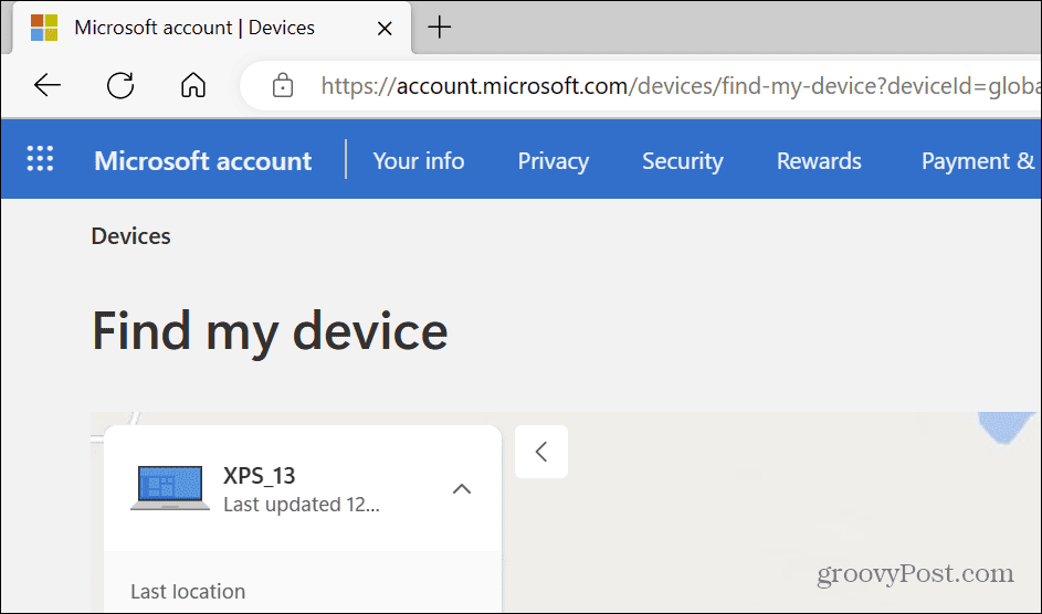Encontre meu dispositivo no Windows 11