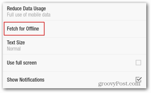 Flipboard reduzir o uso de dados móveis reduzir o uso de dados buscar para offline