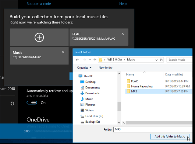 Dica do Windows 10: adicione sua coleção de músicas ao Groove Music