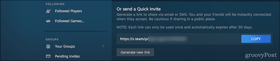 Como adicionar encontrar convite rápido no steam