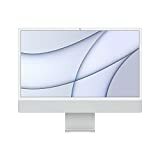 2021 Apple iMac (chip Apple M1 de 24 polegadas com CPU de 8 núcleos e GPU de 7 núcleos, 8 GB de RAM, 256 GB) - Prata