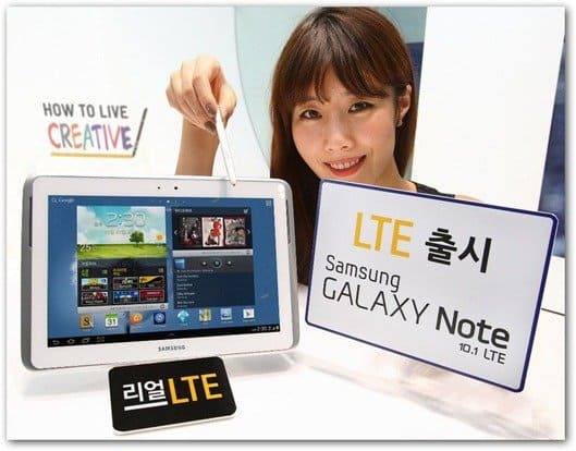 Samsung Galaxy Note 10.1 recebe versão LTE, apenas na Coréia