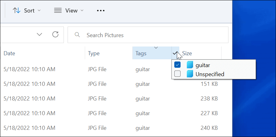 Adicionar tags a arquivos no Windows 11