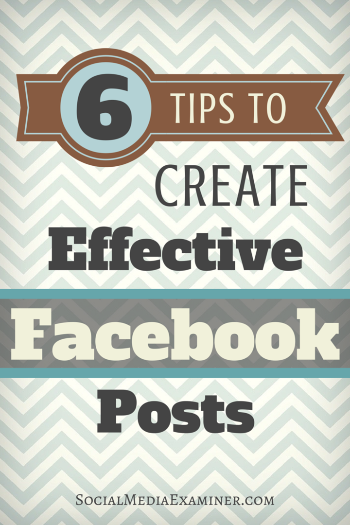 6 maneiras de melhorar os resultados de sua página no Facebook: examinador de mídia social