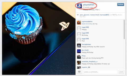 postagem instagram playstation