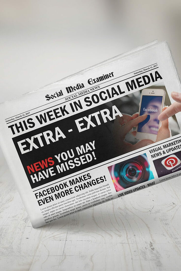 O Facebook Messenger Day é lançado globalmente: esta semana nas mídias sociais: examinador de mídias sociais