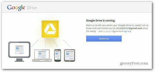 Google Drive não está pronto