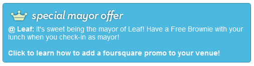 Oferta do Foursquare