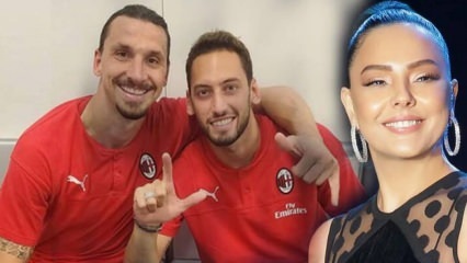 Zlatan Ibrahimovic confessou sua admiração por Ebru Gündeş!