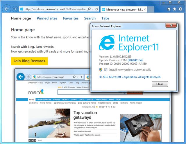 Internet Explorer 11 agora disponível para Windows 7