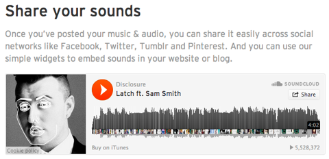 soundcloud compartilhe seus sons