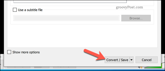 Converter um arquivo de vídeo em VLC no Windows