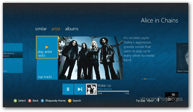 Xbox Live recebe o aplicativo Rhapsody Music para o console 360
