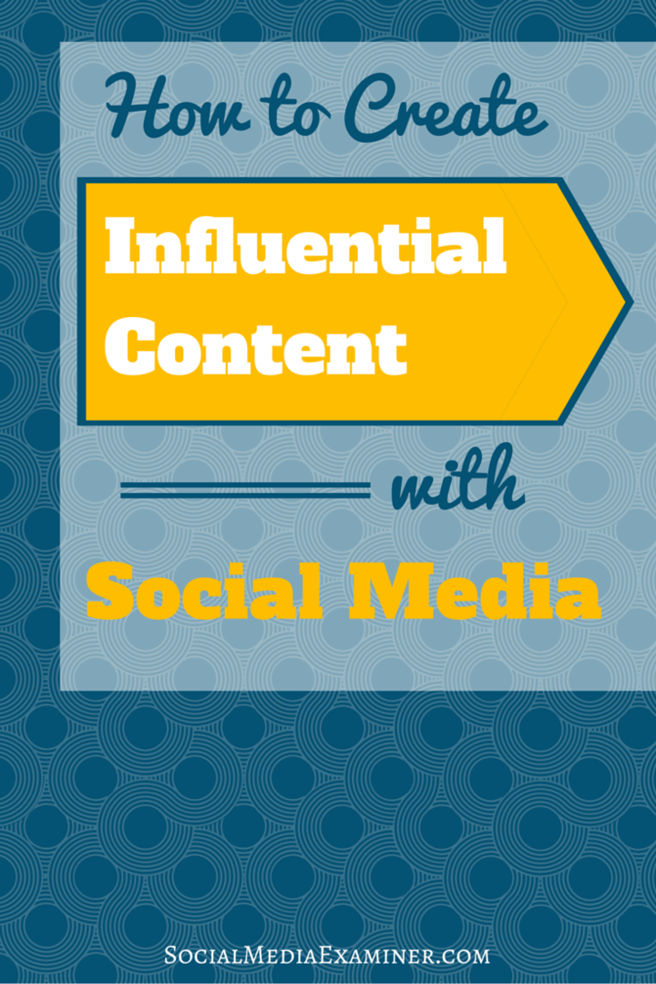 criar conteúdo influente com a mídia social