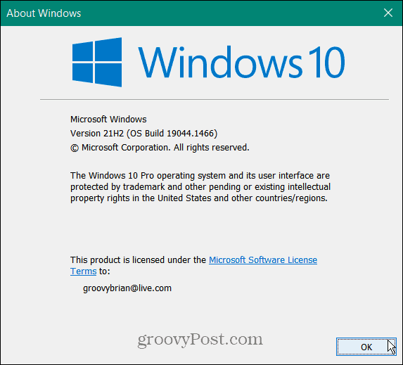 Windows 10 version_bloquear a atualização do Windows 11