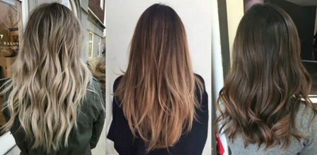 2018 nova tendência de cabelo shimmer hair with sombre