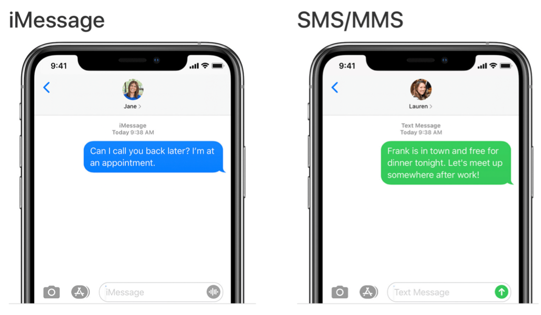 Mensagens no macOS Big Sur iMessage vs SMS