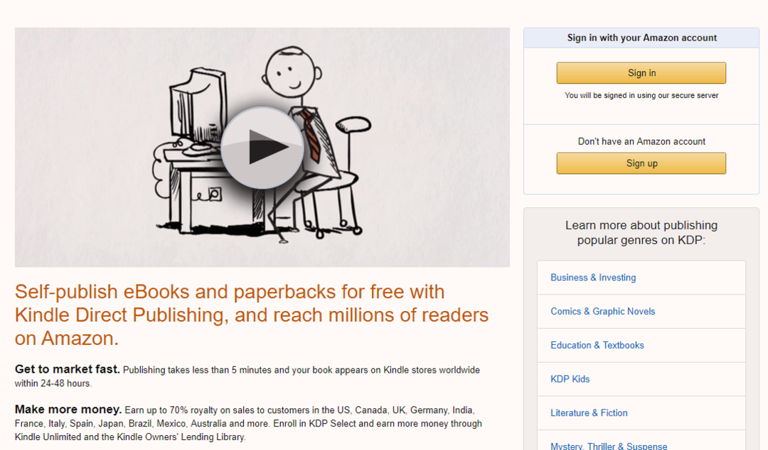 Um guia para iniciantes de auto-publicação no Amazon Kindle