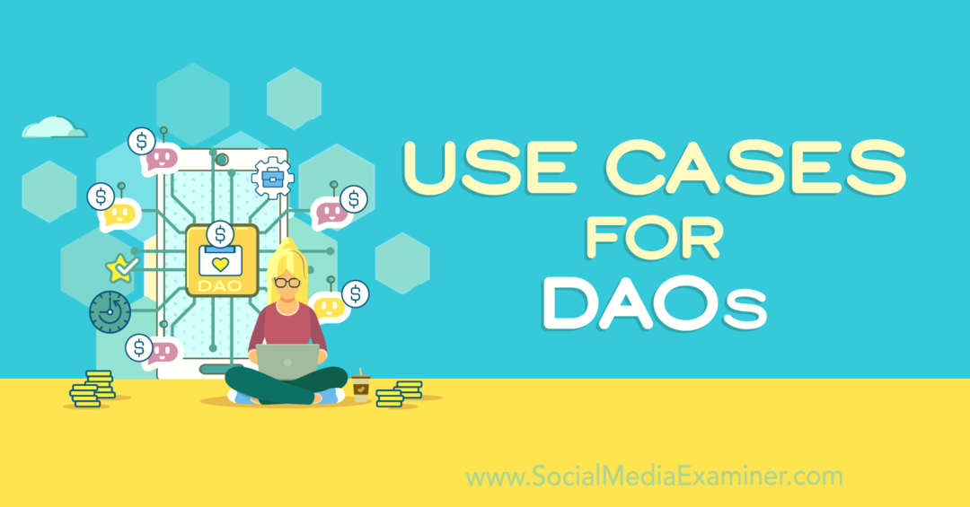 Casos de uso para DAOs-Social Media Examiner