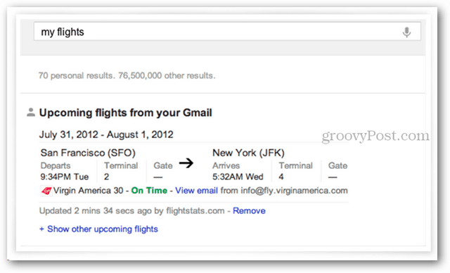 Como ativar os resultados do Gmail na Pesquisa do Google