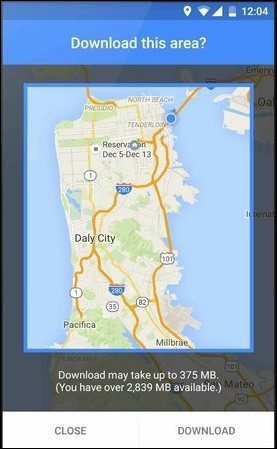 Como usar novos mapas offline atualizados do Google no Android