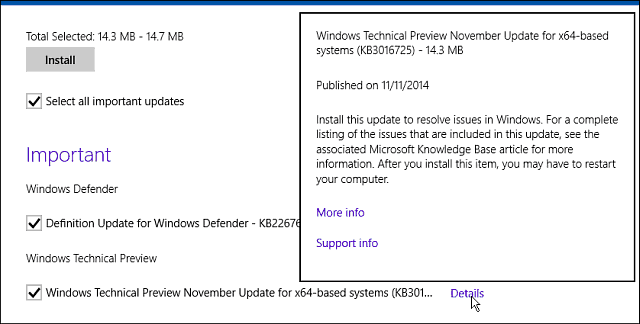 Novembro do Windows Update