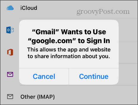 Gmail não envia notificações