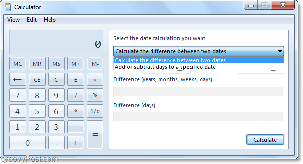 estimando datas exatas usando o Windows 7