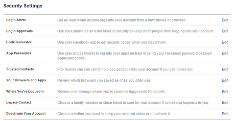 Segurança do Facebook