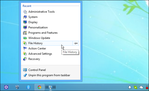 Como fixar o painel de controle na barra de tarefas do Windows