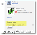 E-mail de convite do Google Picasa:: groovyPost.com