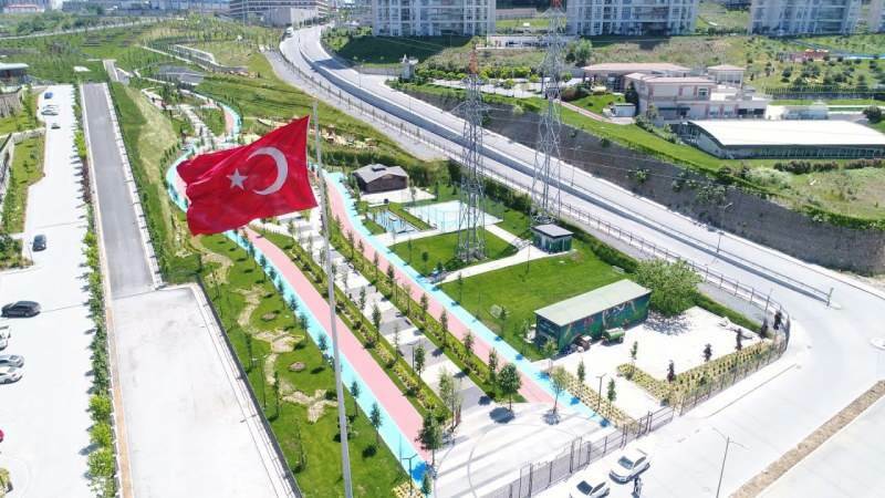 Imagem do Ayazma Millet Garden no site oficial do município de Başakşehir