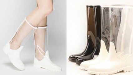 Modelos e preços botas de chuva transparentes