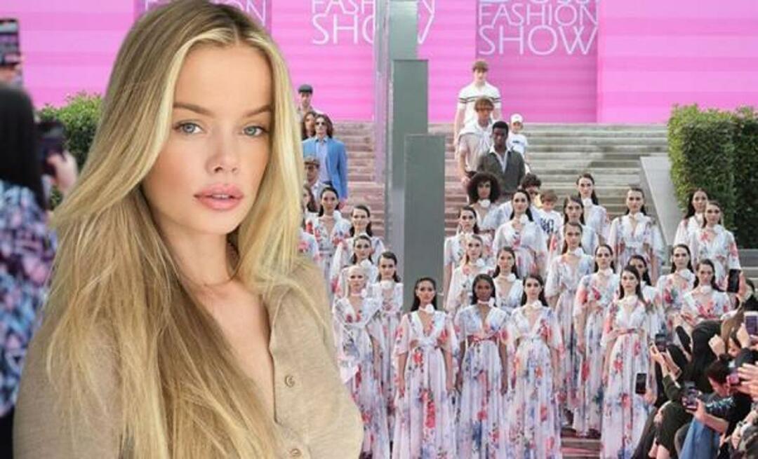 A mundialmente famosa modelo Frida Aasen, que subirá ao pódio em Antalya, não quebrou a tradição! 