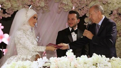 O Presidente Erdogan testemunhou dois casamentos no mesmo dia