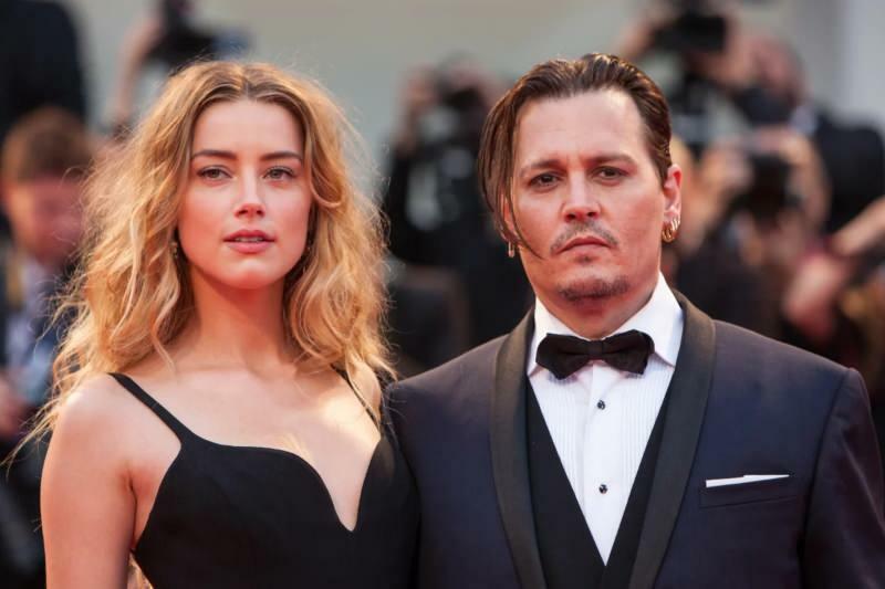 Johnny Depp e sua ex-esposa Amber Heard