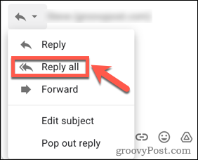 Responder a todos os destinatários do Gmail