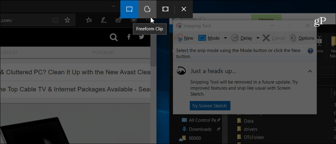 Pegue e anote capturas de tela com a nova ferramenta Snip & Sketch no Windows 10