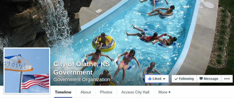 imagem da capa do facebook da cidade de olathe