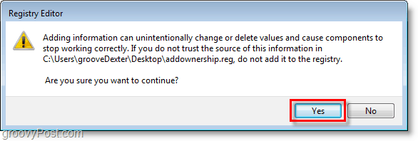 Captura de tela do Windows 7 - continue sim, é seguro
