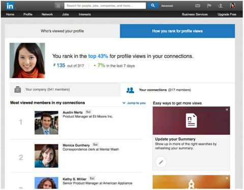 LinkedIn como você se classifica