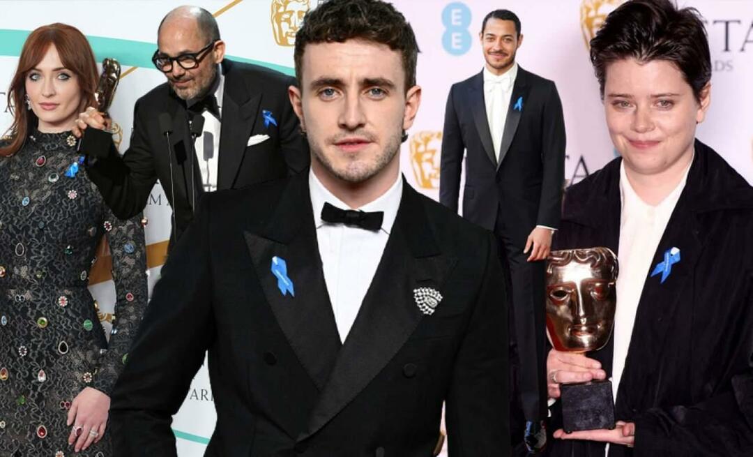 O terremoto na Turquia marcou a cerimônia de premiação do BAFTA 2023! Eles usavam uma fita azul de solidariedade