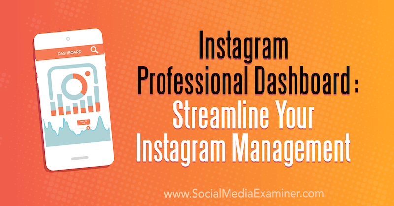 Instagram Professional Dashboard: Simplifique o gerenciamento do Instagram por Naomi Nakashima no Social Media Examiner.