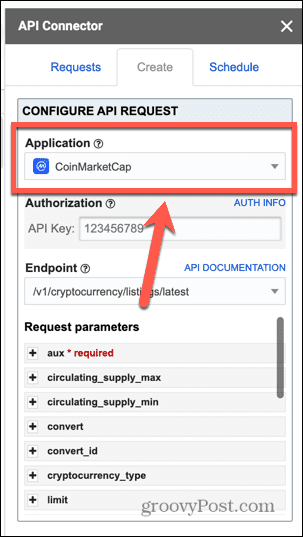 aplicativo de conector api