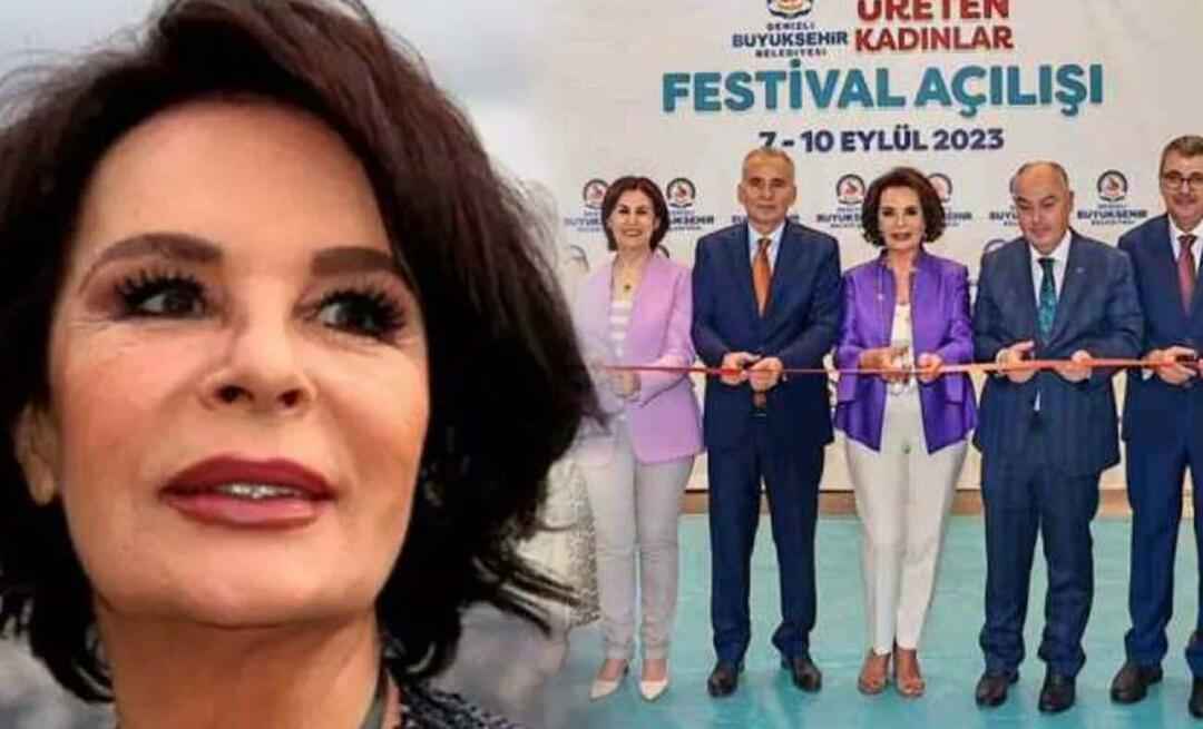 Abrindo com Hülya Koçyiğit! No Festival de Mulheres Produtivas do Município Metropolitano de Denizli...