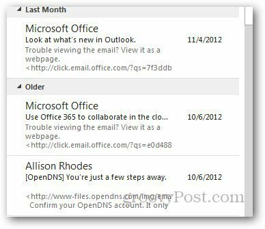 Pré-visualização de Mensagens Outlook 5